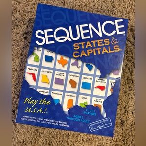 Sequence States & Capitals Game